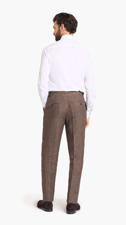 Scabal Brown Custom Trouser