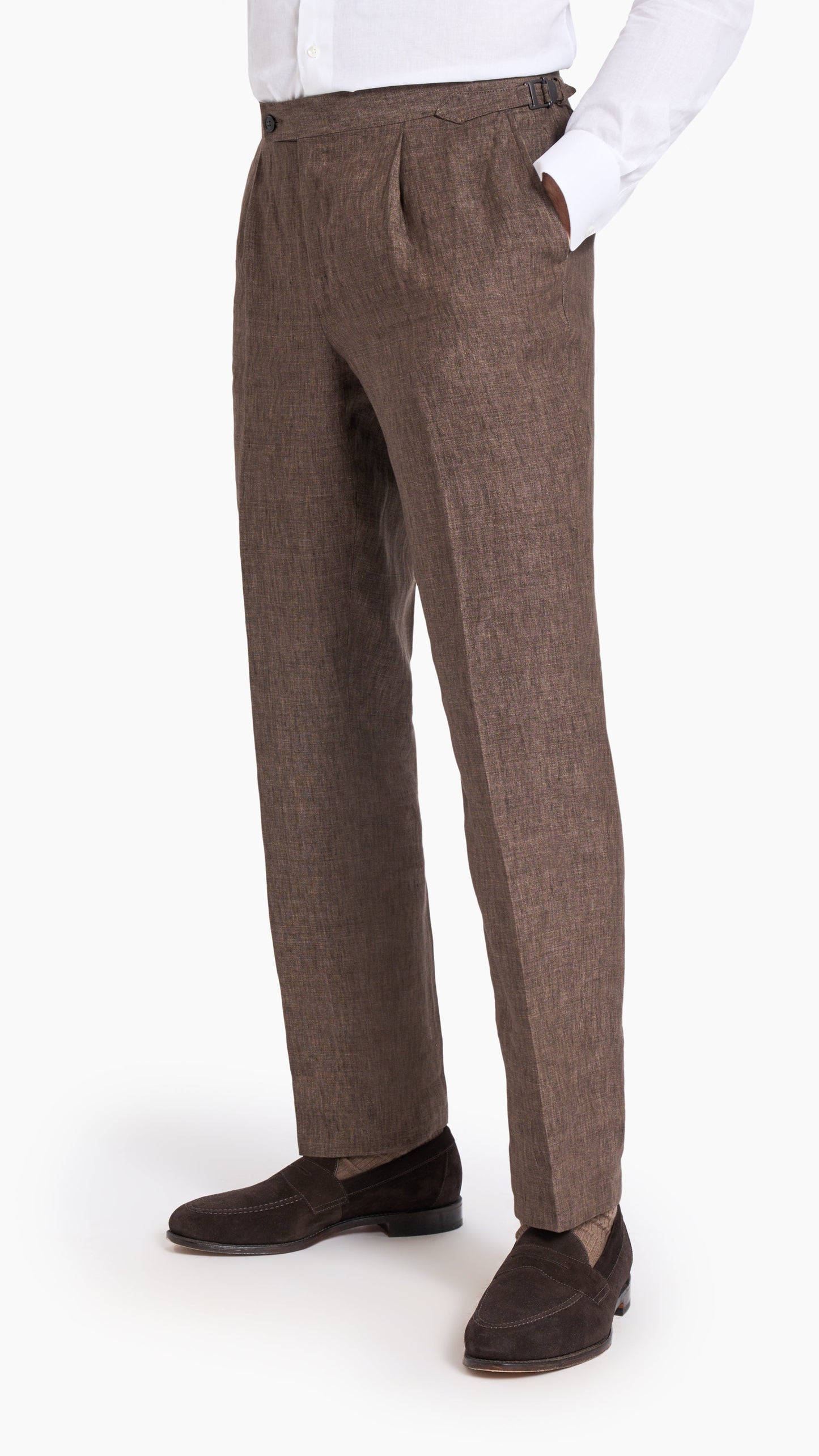 Scabal Brown Custom Trouser