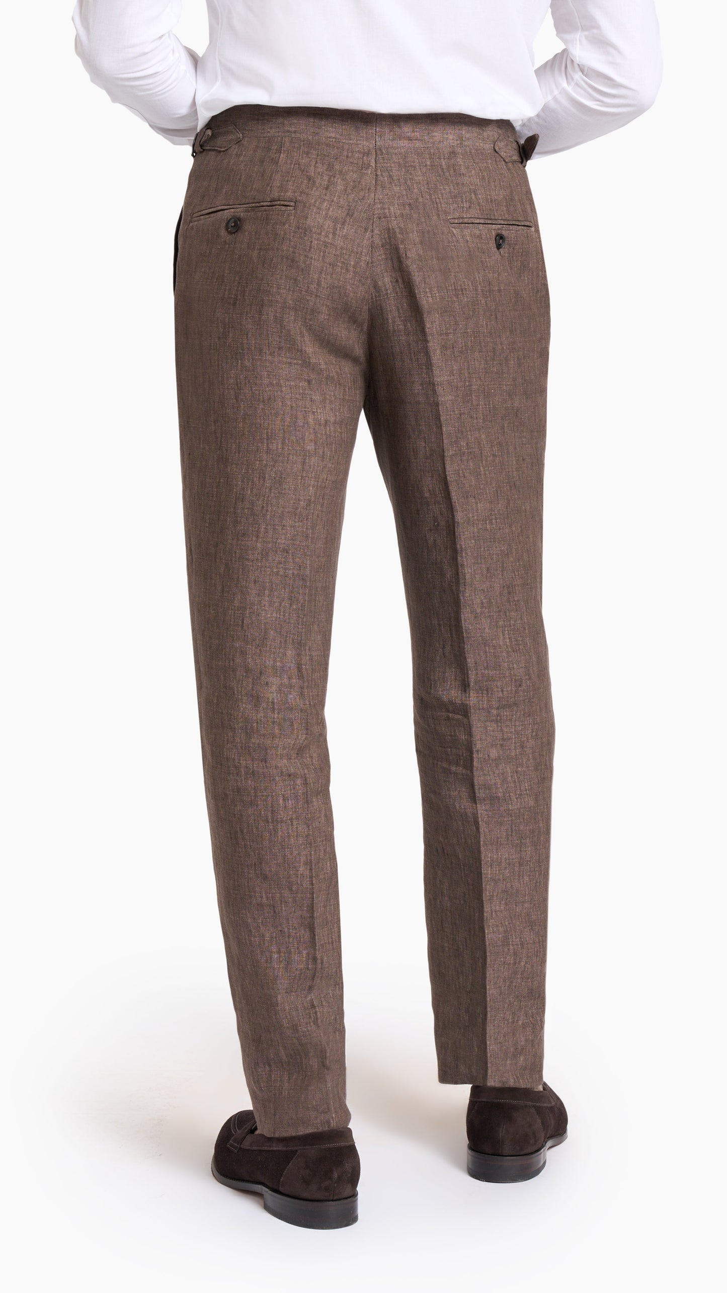 Scabal Brown Custom Trouser