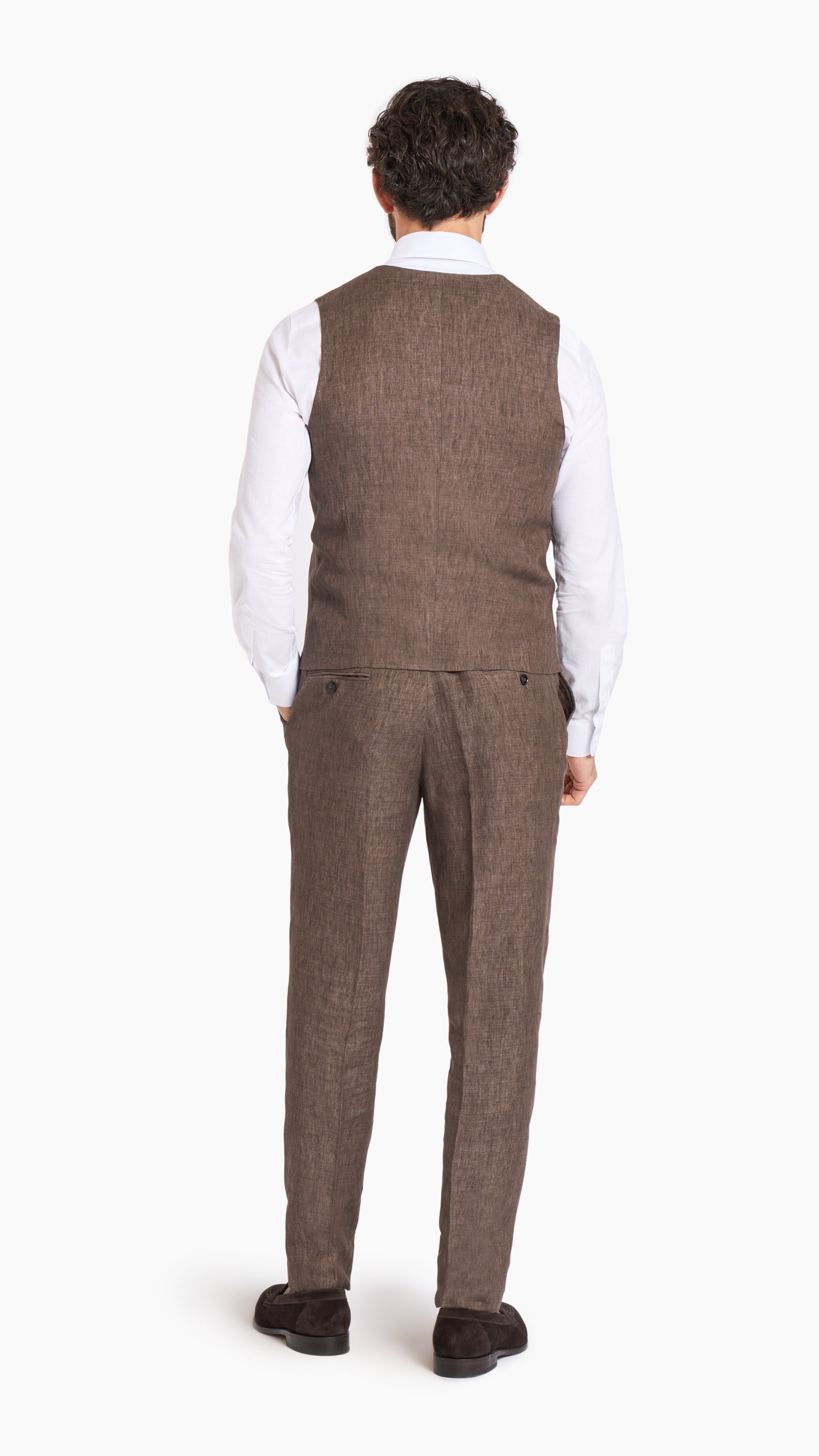 Scabal Brown Custom Waistcoat