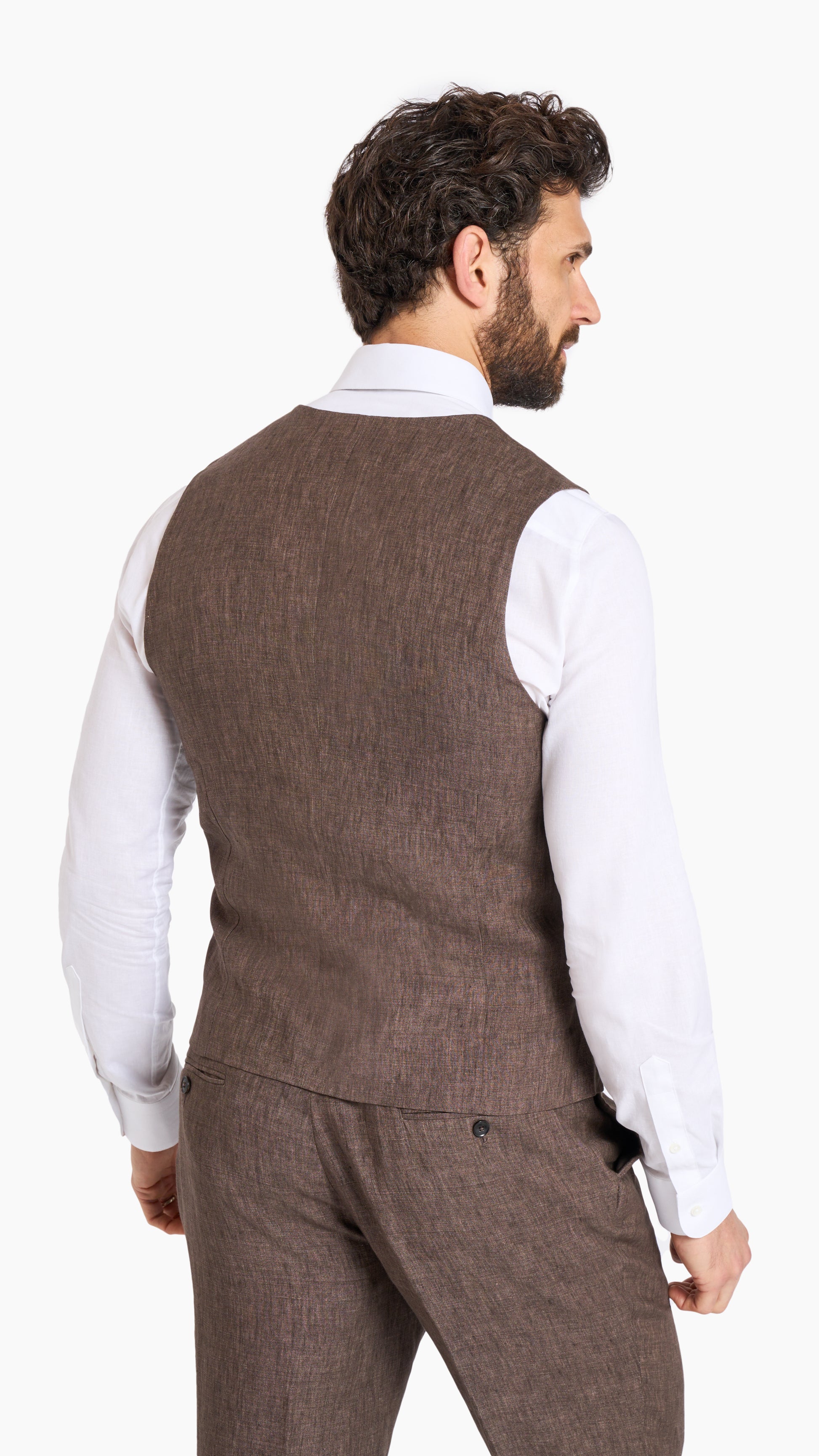 Scabal Brown Custom Waistcoat