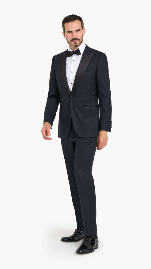 Scabal Midnight Blue Barathea Tuxedo Jacket