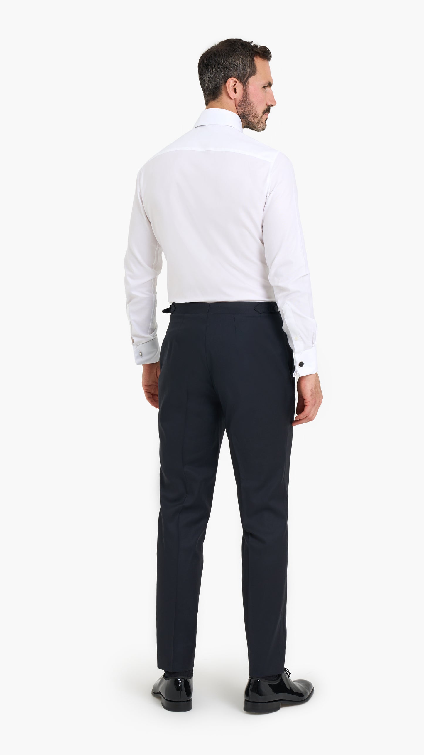 Midnight Blue Barathea Custom Tuxedo Suit