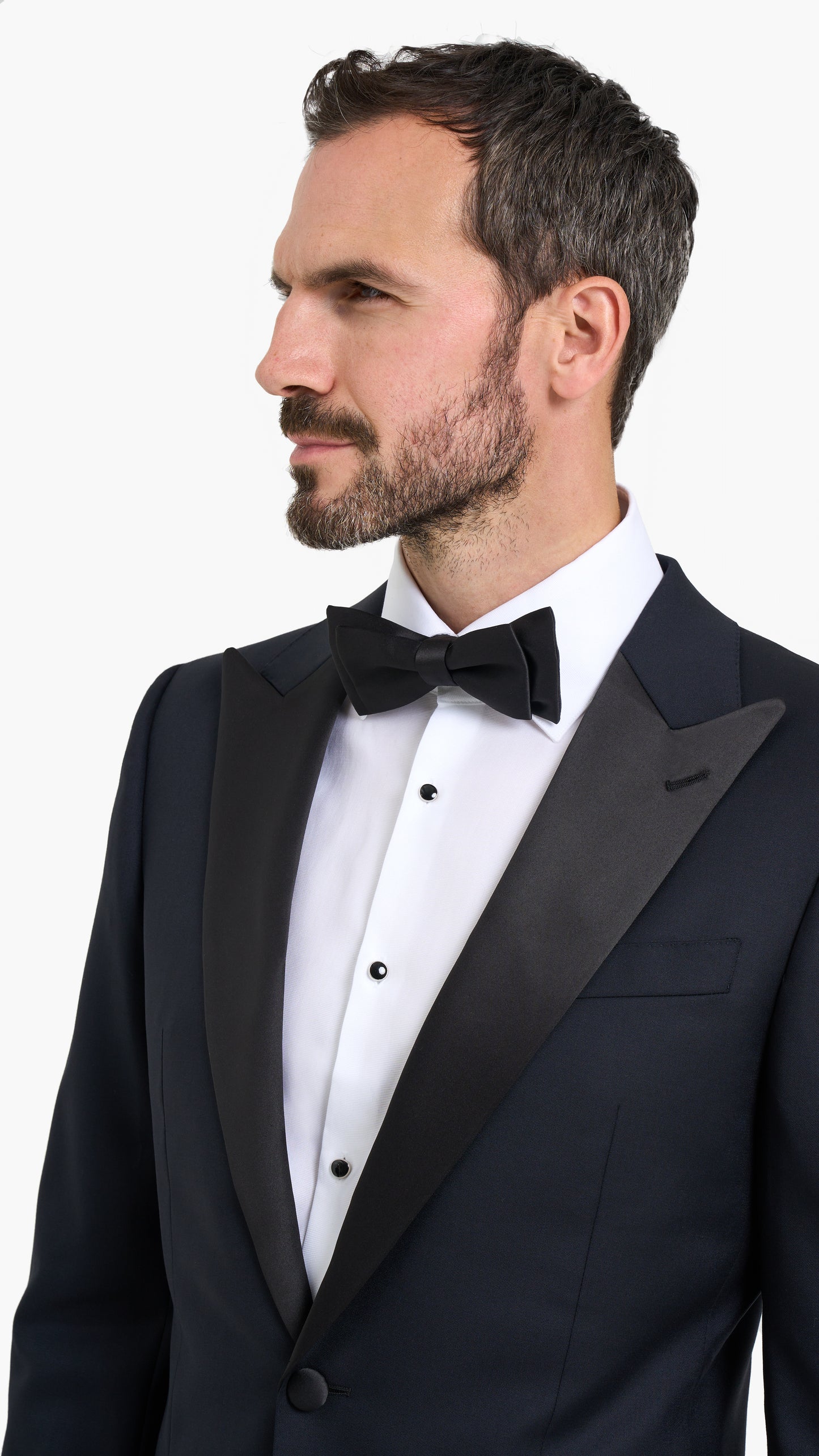 Midnight Blue Barathea Custom Tuxedo Suit