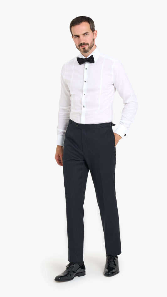 Scabal Midnight Blue Barathea Custom Tuxedo Trouser