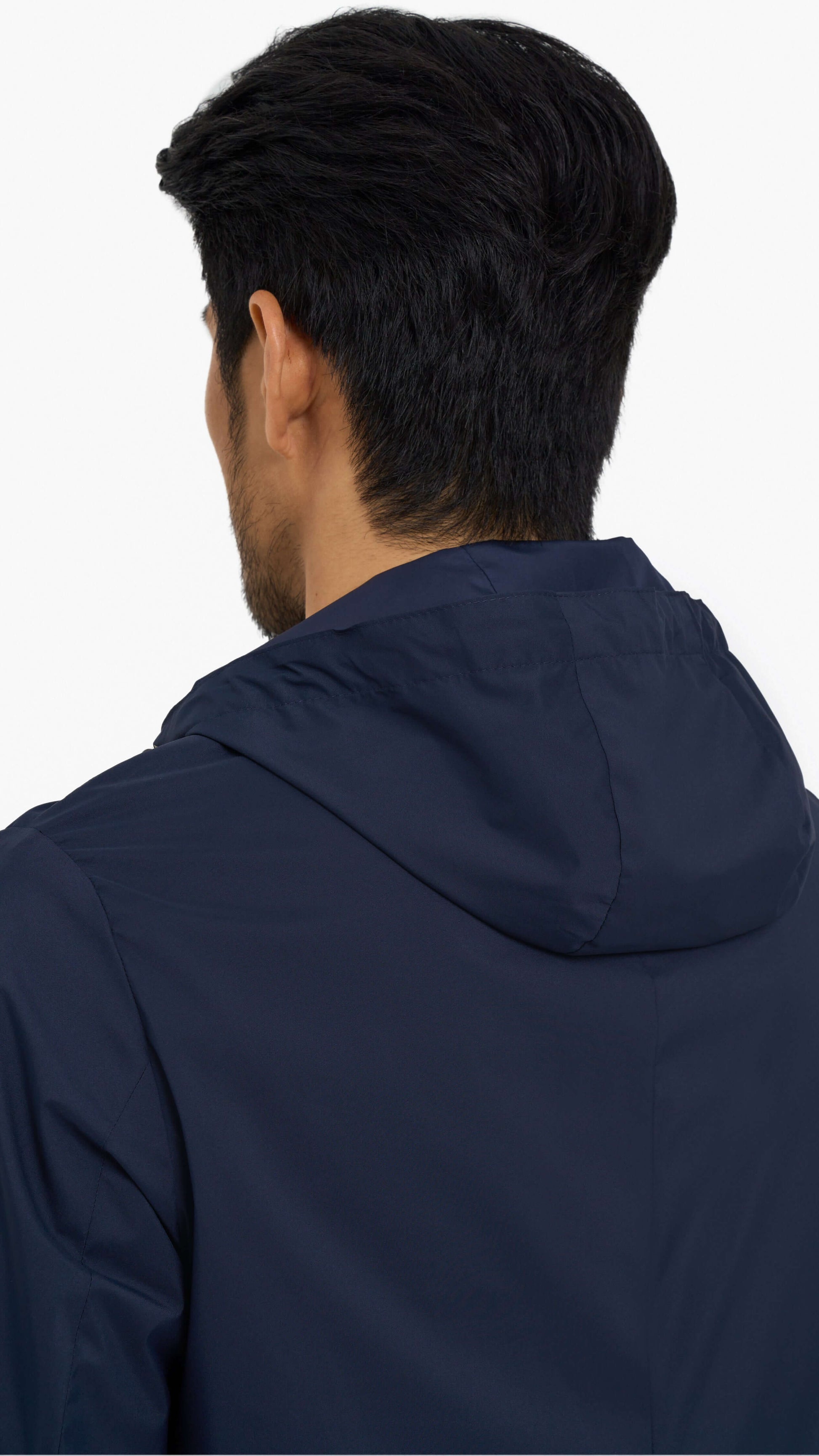 Navy Hooded Parka