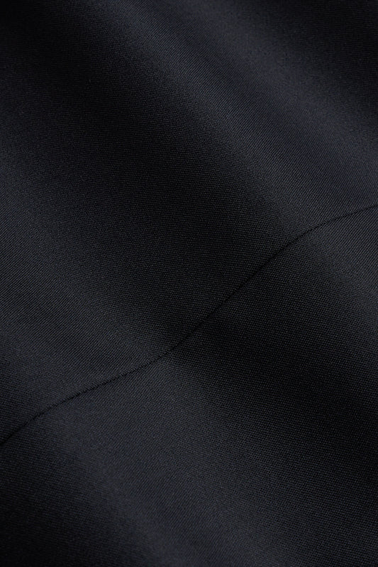 Midnight Blue Semi-Plain Custom Tuxedo Suit
