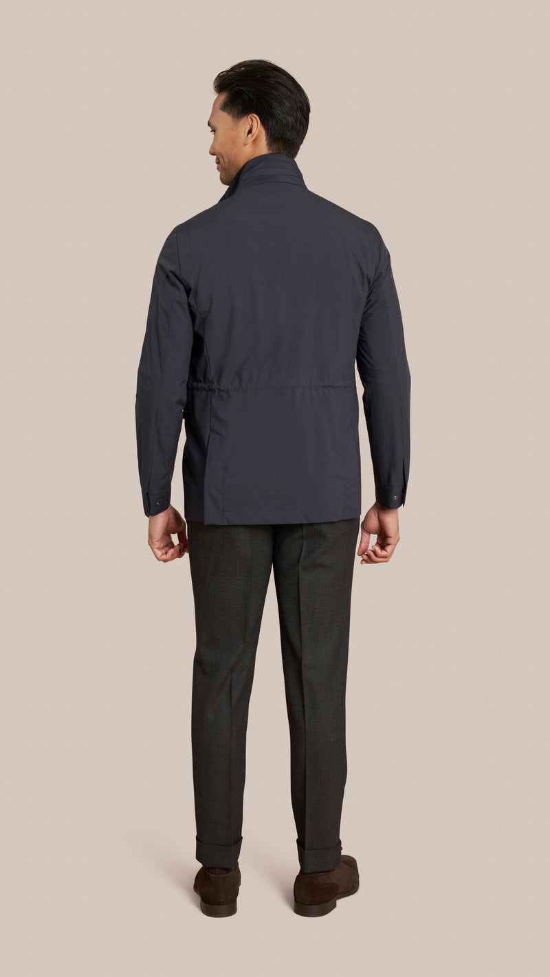Dunkelblaue Leichte Field-Jacke