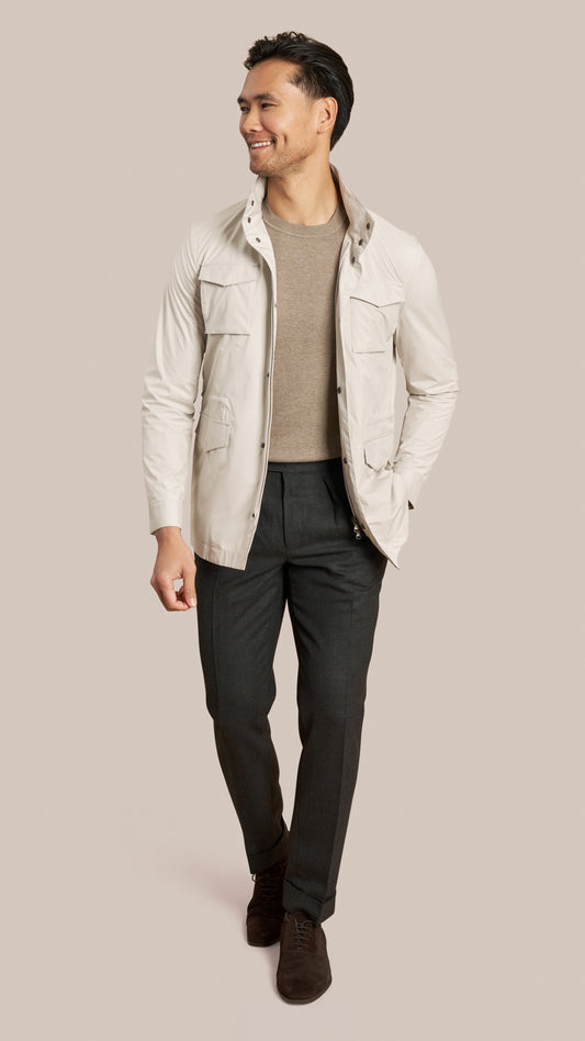 Ivory Lightweight Field Jacket