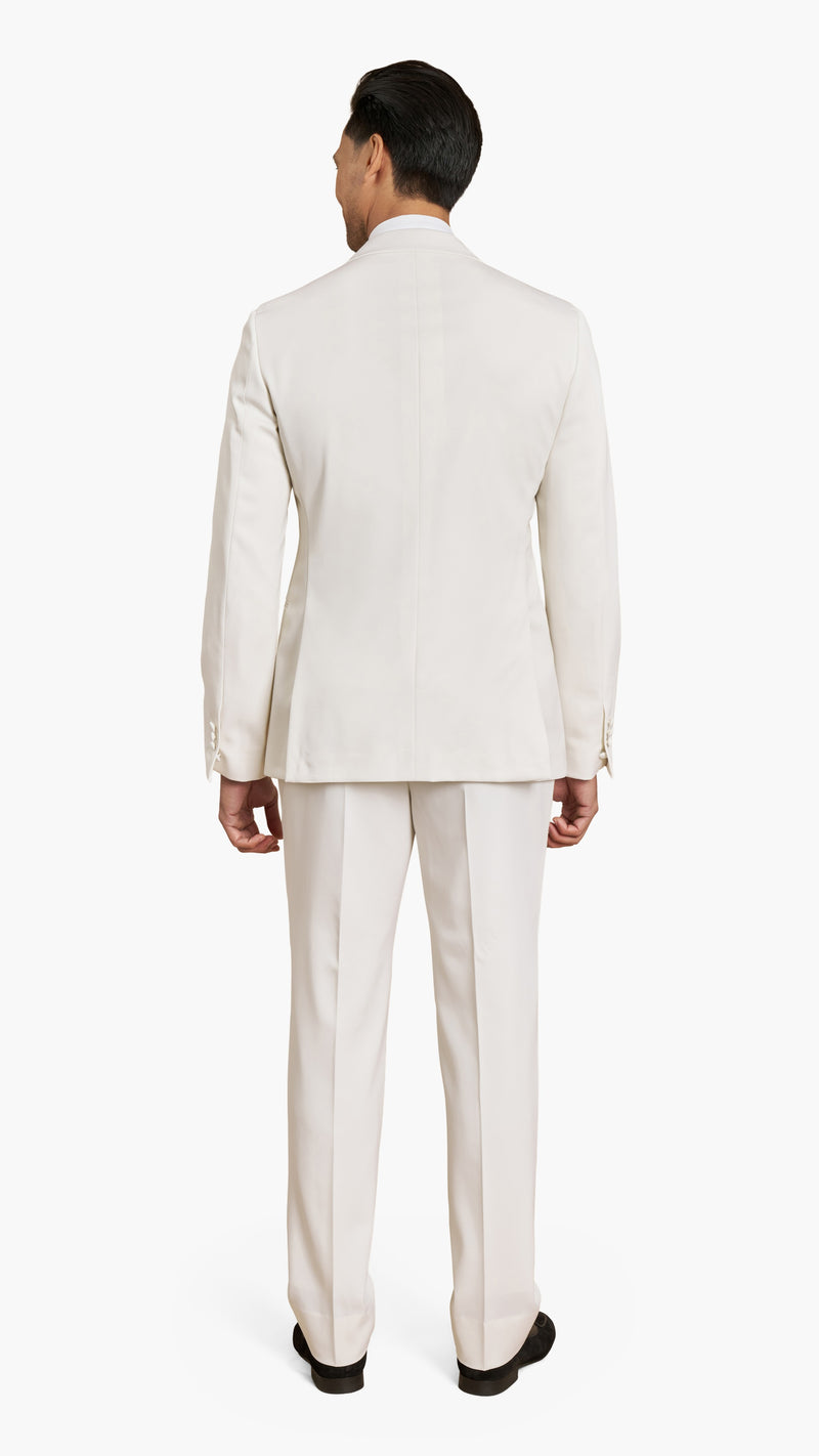 Dormeuil Ivory Dinner Custom Suit