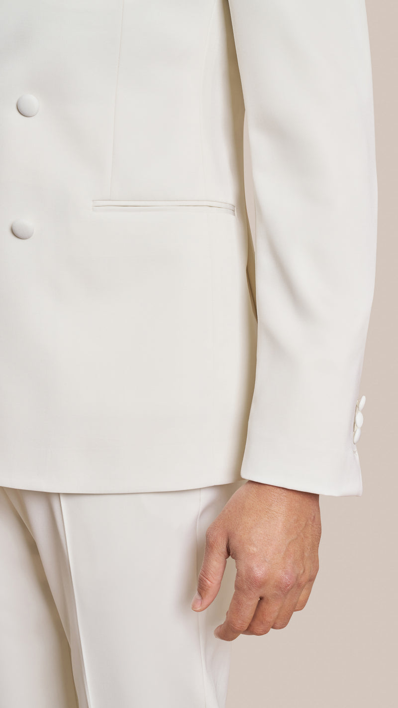 Dormeuil Ivory Dinner Custom Suit
