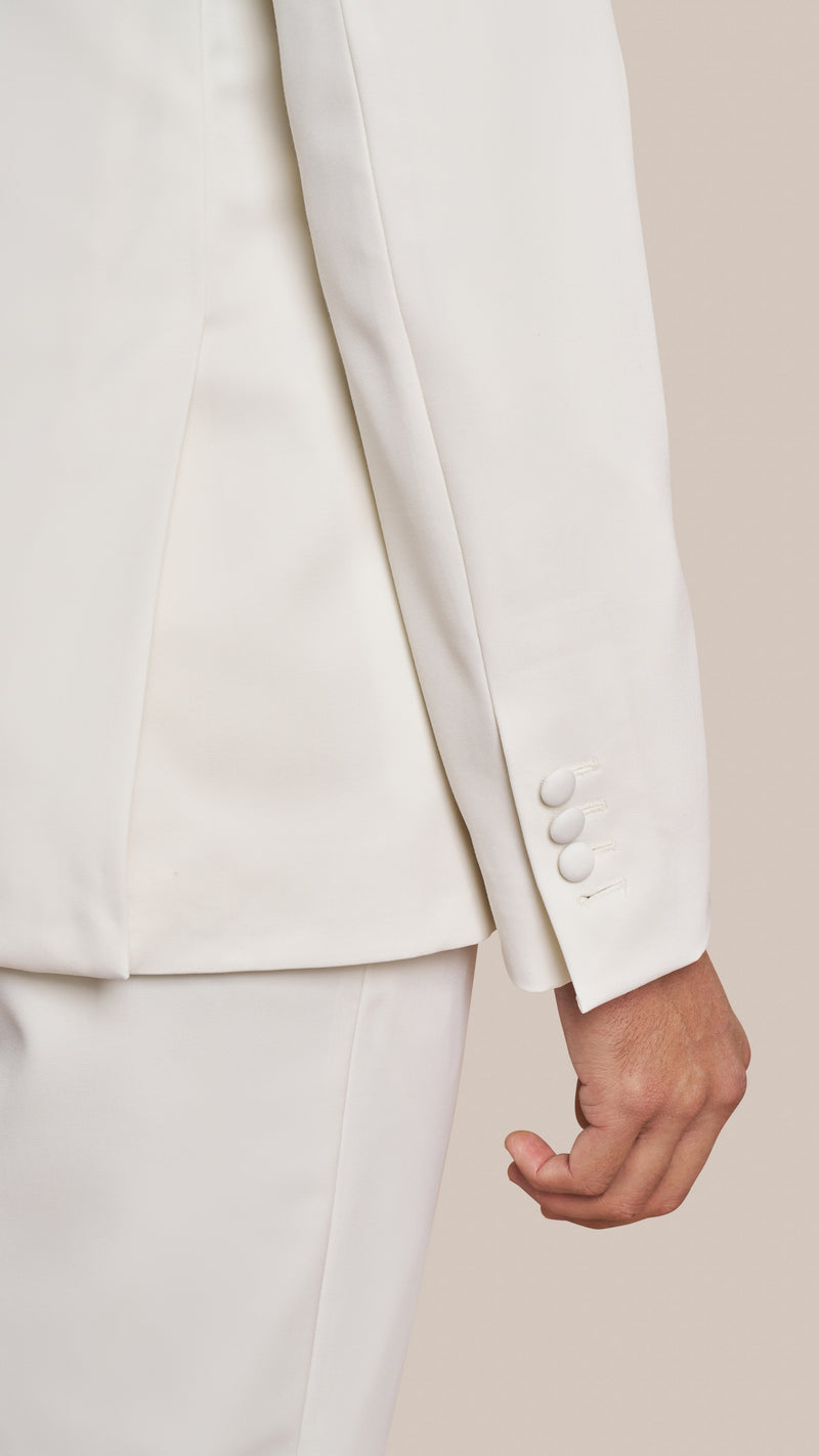 Dormeuil Ivory Dinner Custom Suit
