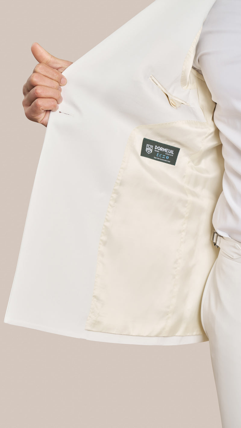 Dormeuil Ivory Dinner Custom Suit