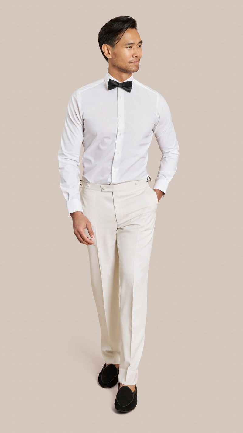 Dormeuil Ivory Dinner Custom Suit