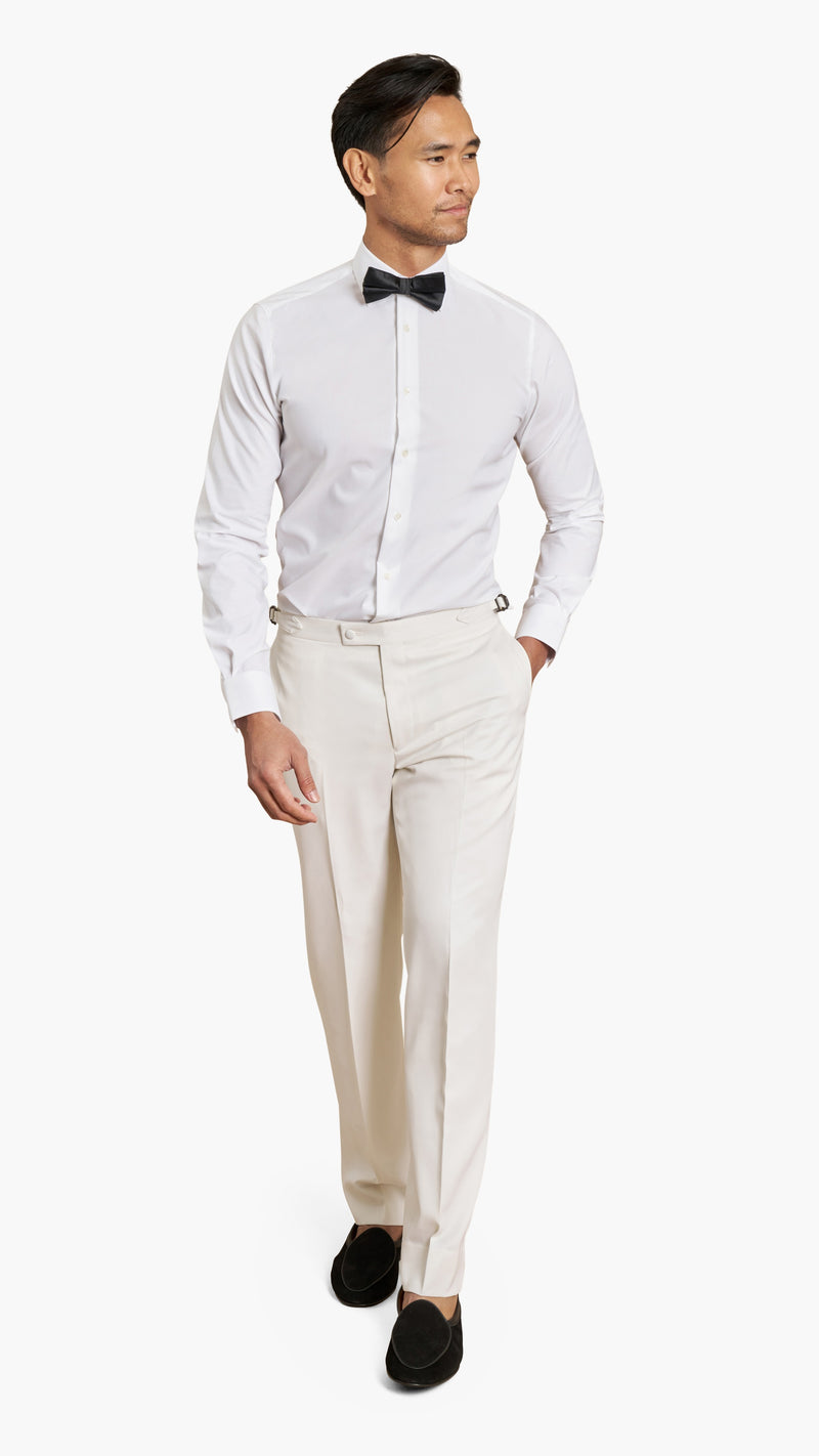 Dormeuil Ivory Dinner Custom Suit