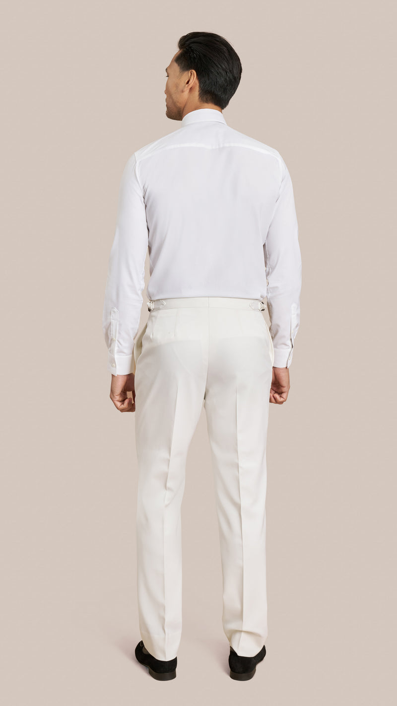 Dormeuil Ivory Dinner Custom Suit