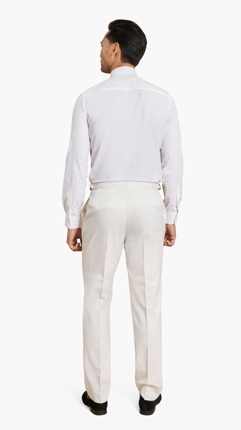 Dormeuil Ivory Dinner Custom Suit