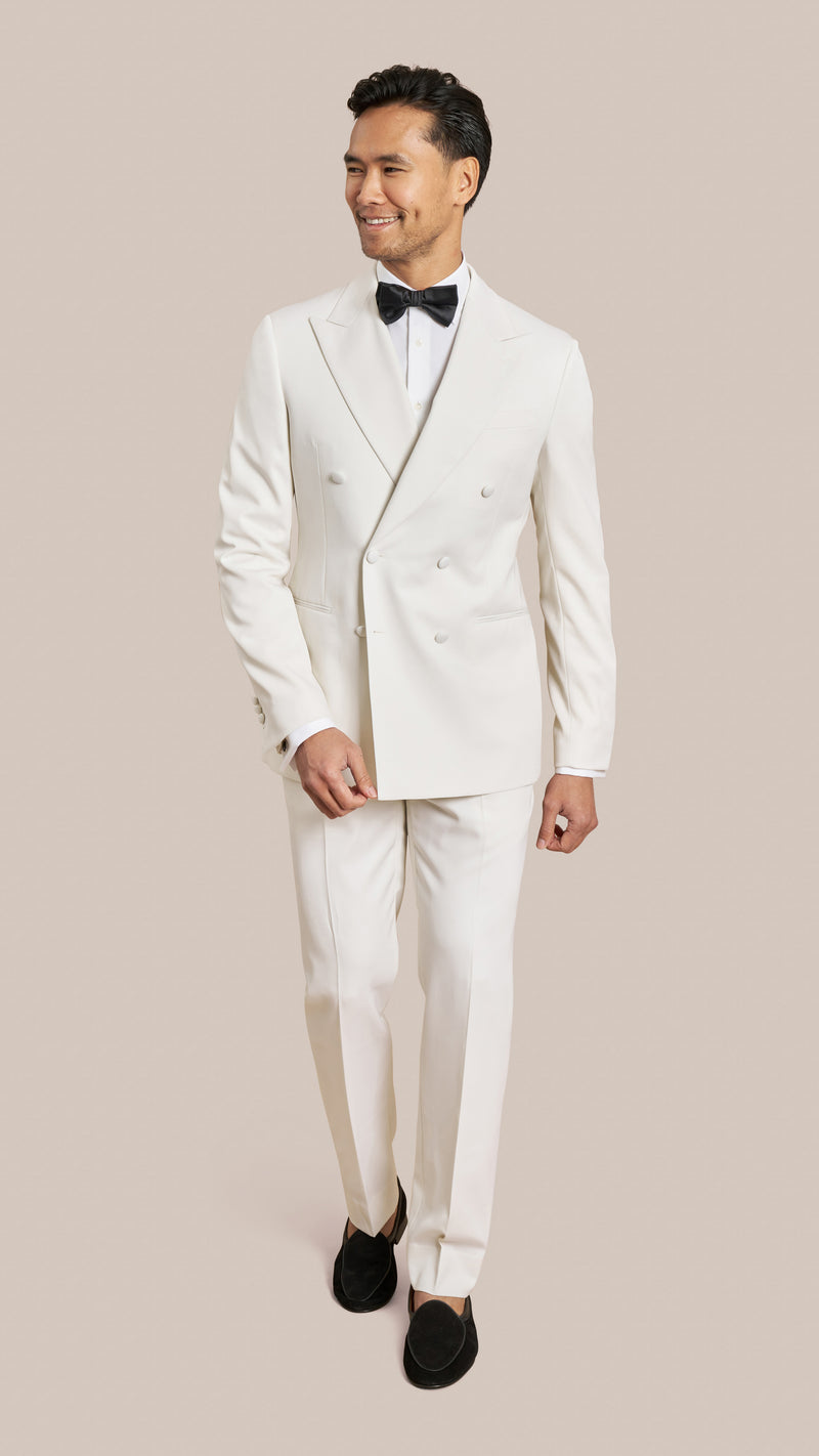 Dormeuil Ivory Dinner Custom Suit