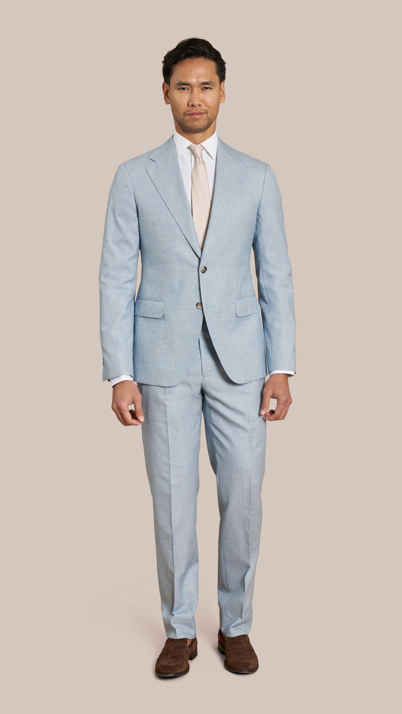 Scabal Light Blue Custom Jacket