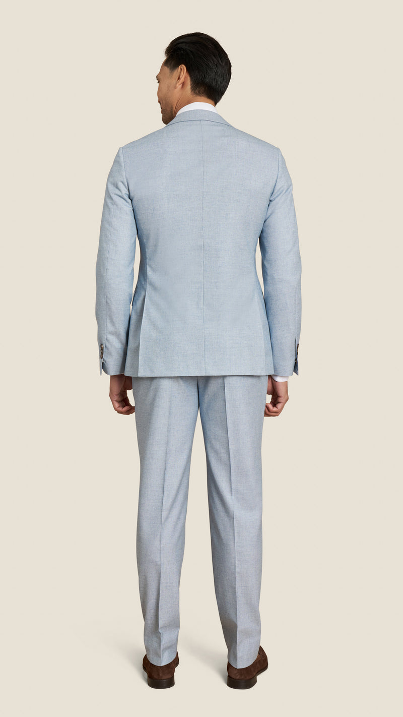 Scabal Light Blue Custom Suit