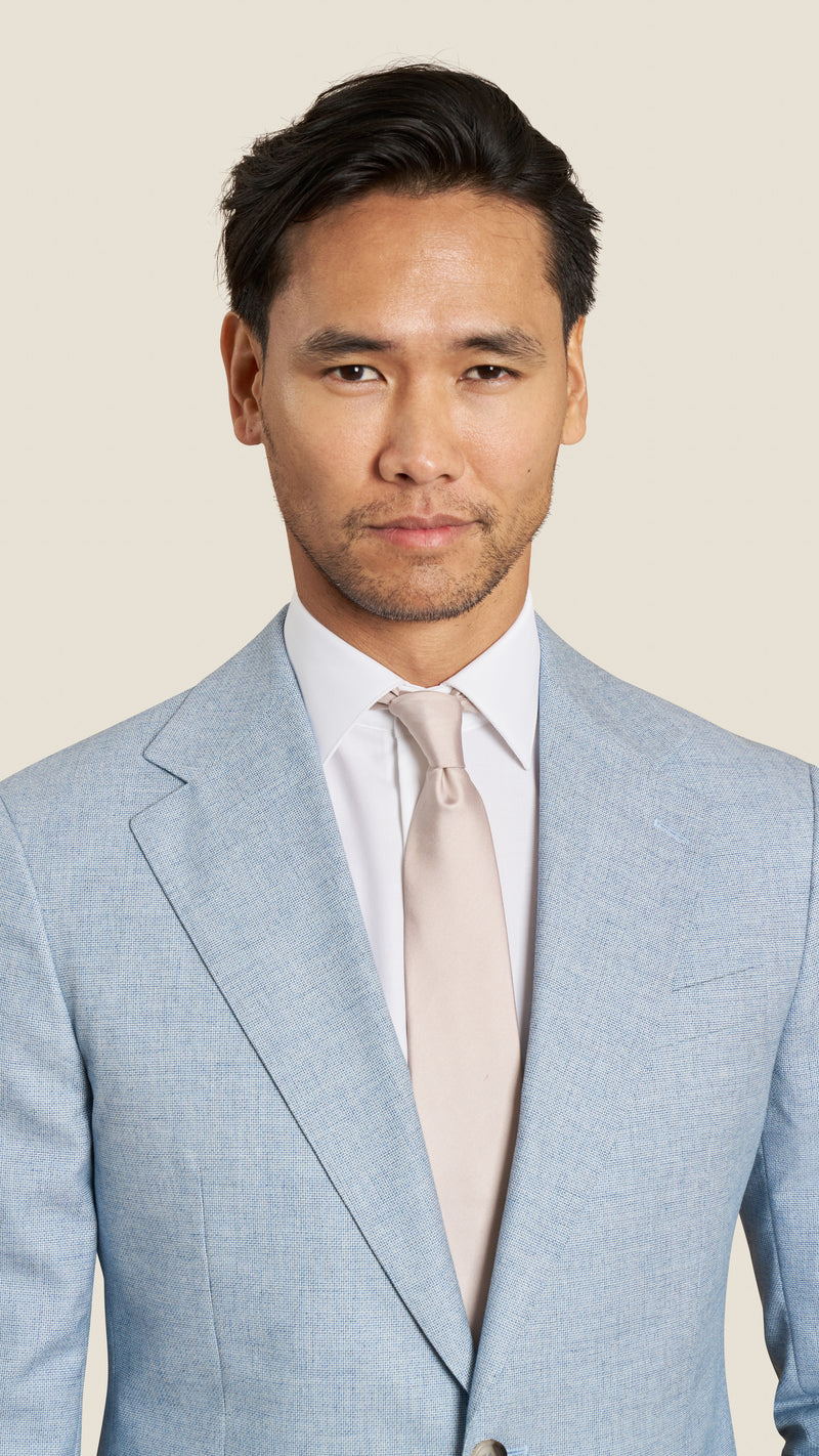 Scabal Light Blue Custom Suit