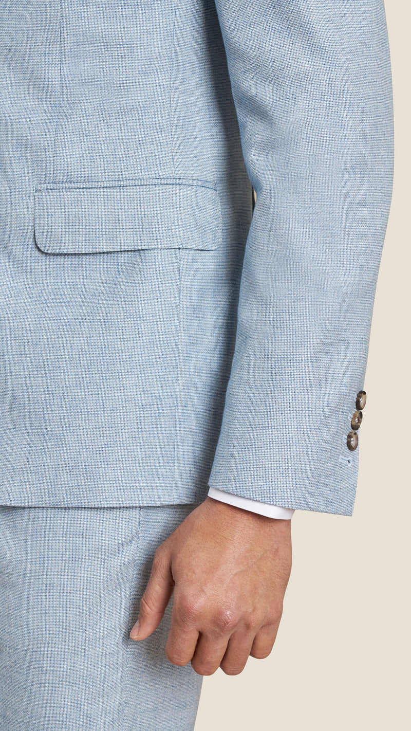 Scabal Light Blue Custom Suit
