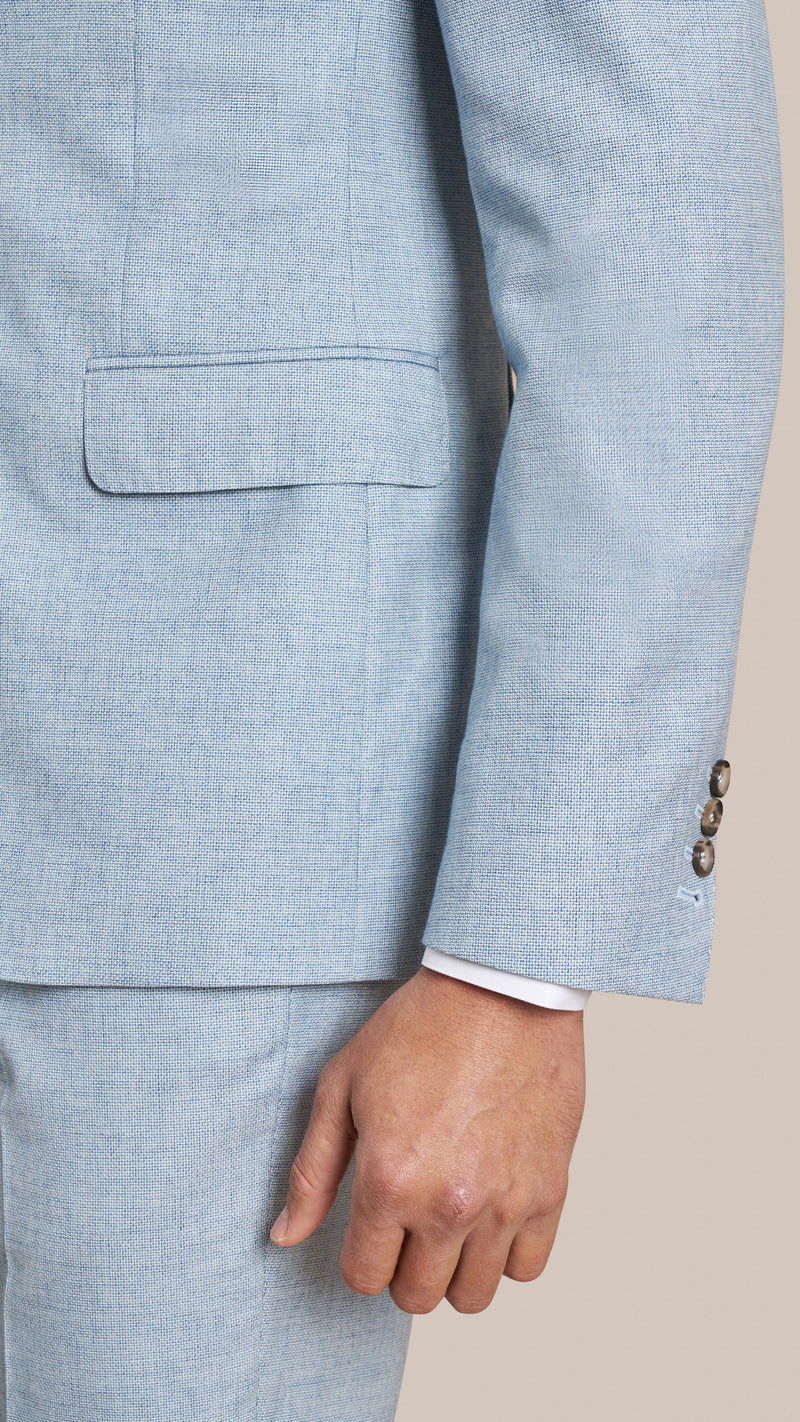 Scabal Light Blue Custom Jacket