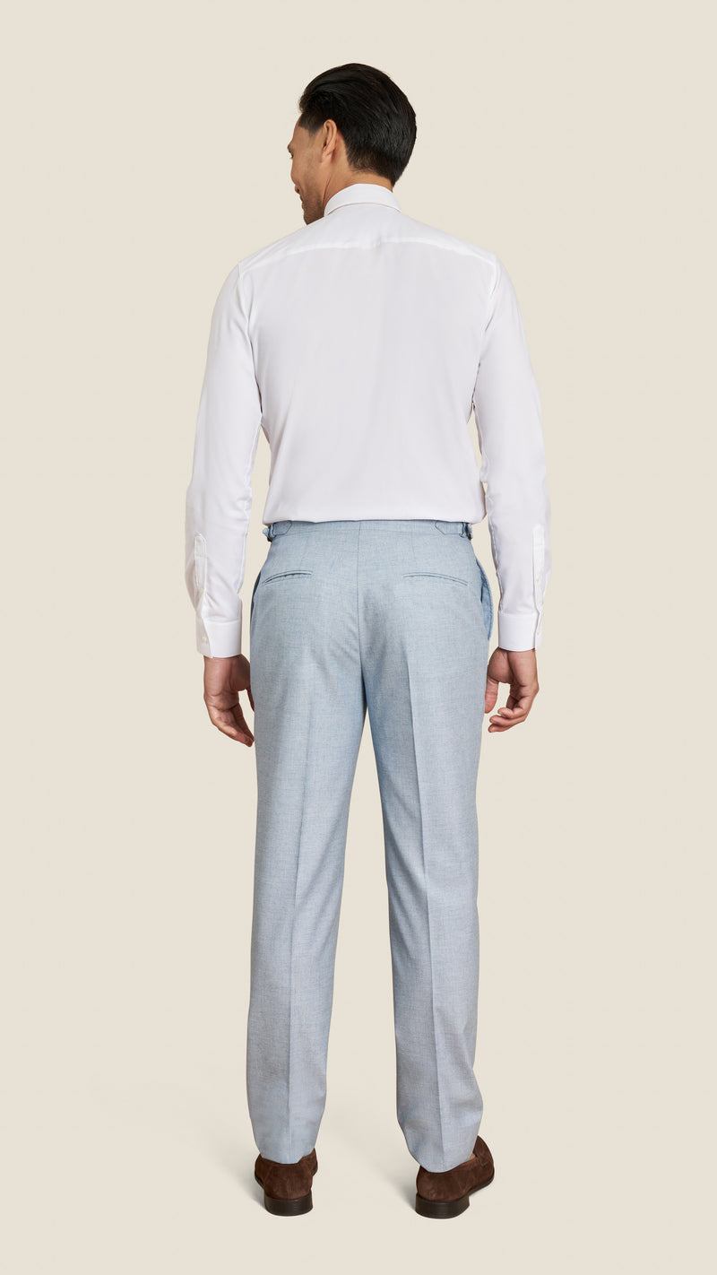 Scabal Light Blue Custom Suit