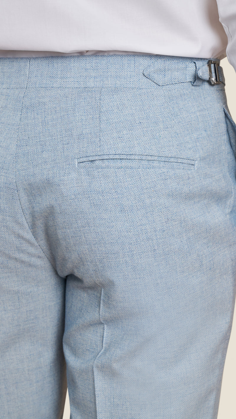 Scabal Light Blue Custom Suit