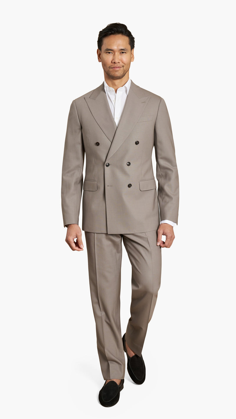 Huddersfield Fawn High Twist Wool Custom Suit