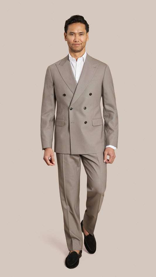 Huddersfield Fawn High Twist Wool Custom Suit