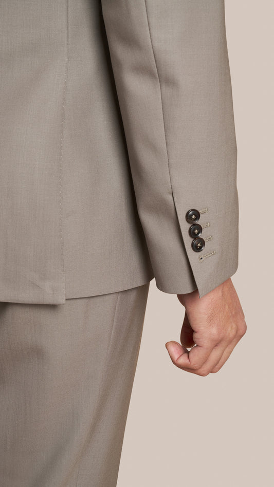 Huddersfield Fawn High Twist Wool Custom Suit