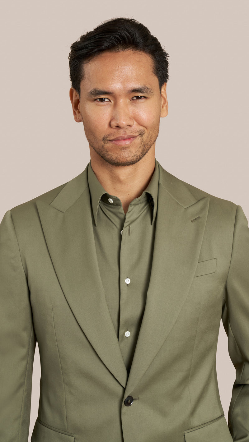 Scabal Light Green Custom Jacket