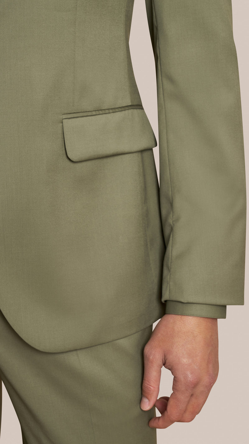 Scabal Light Green Custom Jacket