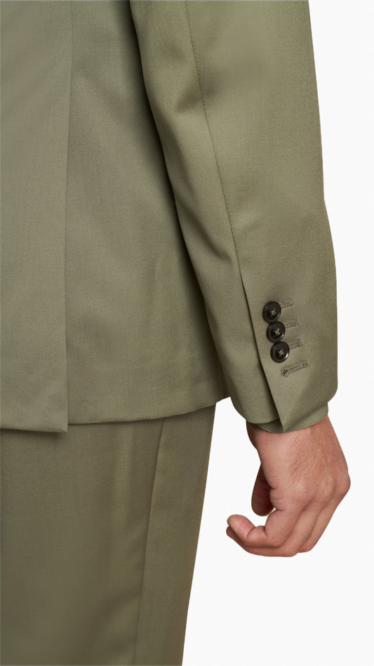 Scabal Light Green Custom Suit