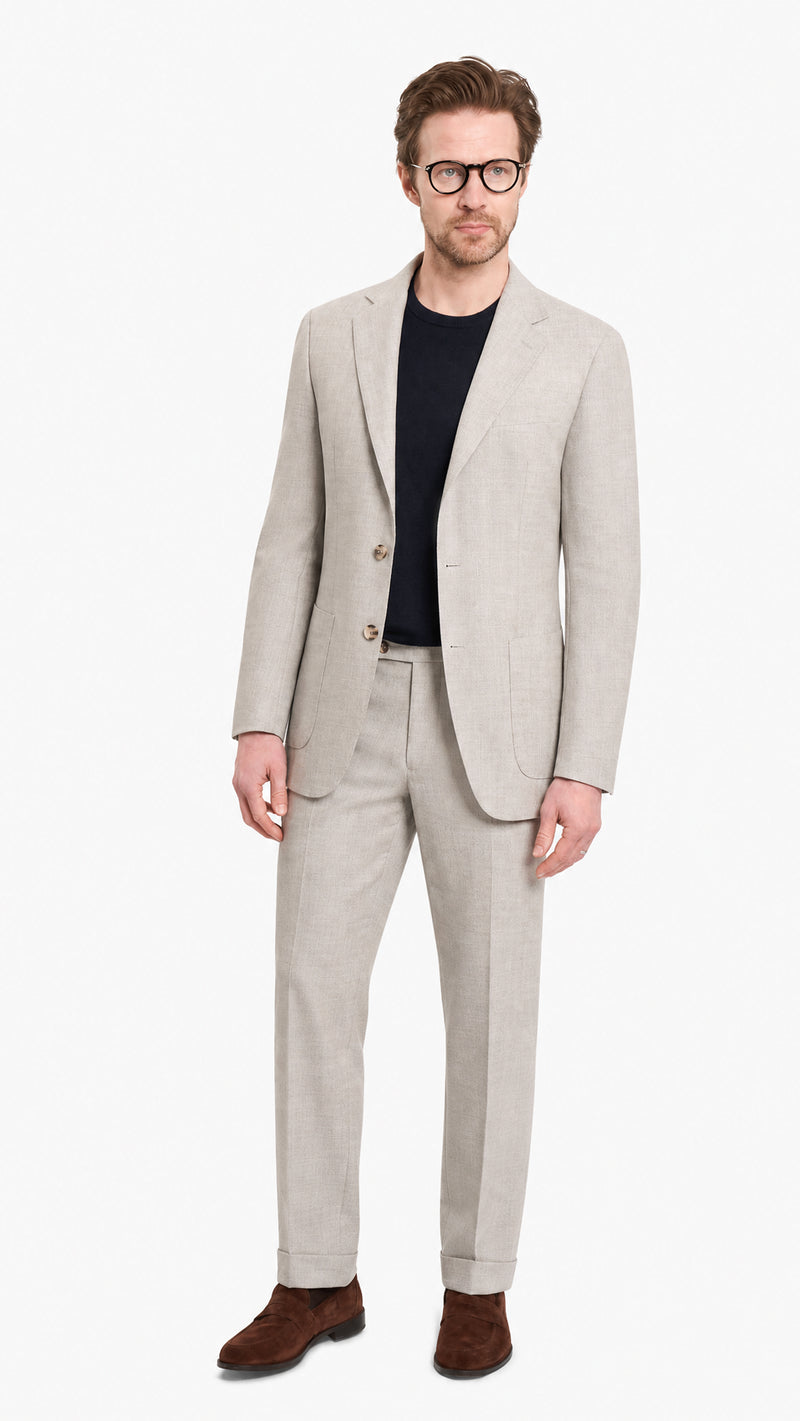 Holland & Sherry Light Grey Airesco Custom Suit