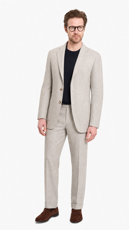 Holland & Sherry Light Grey Airesco Custom Suit