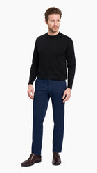 Holland & Sherry Blue Chino - Suit