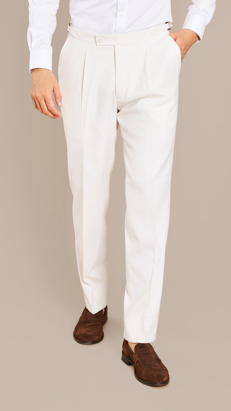 House Ivory Wool Suit