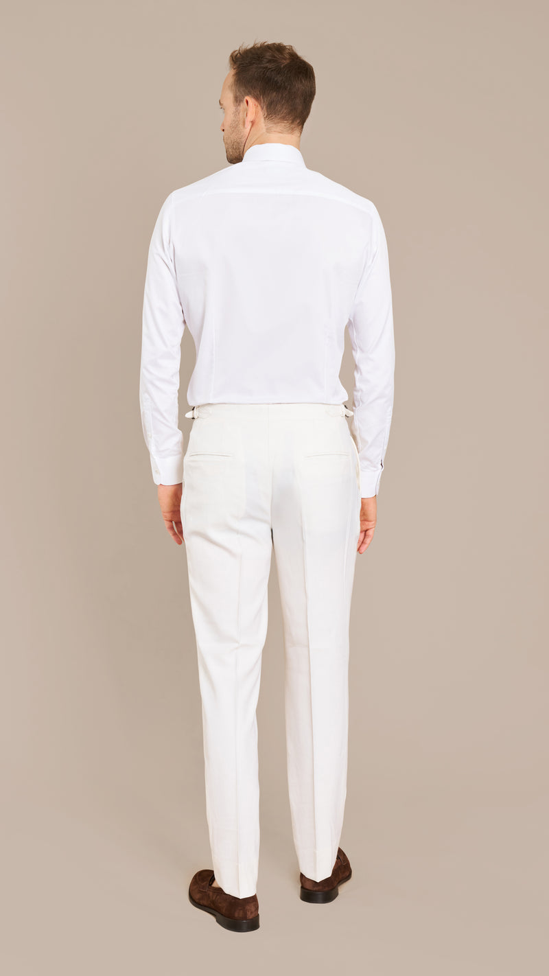 House Ivory Wool Suit