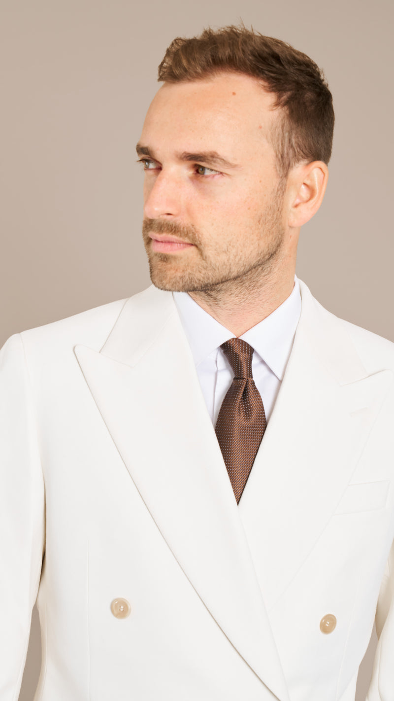 House Ivory Wool Suit