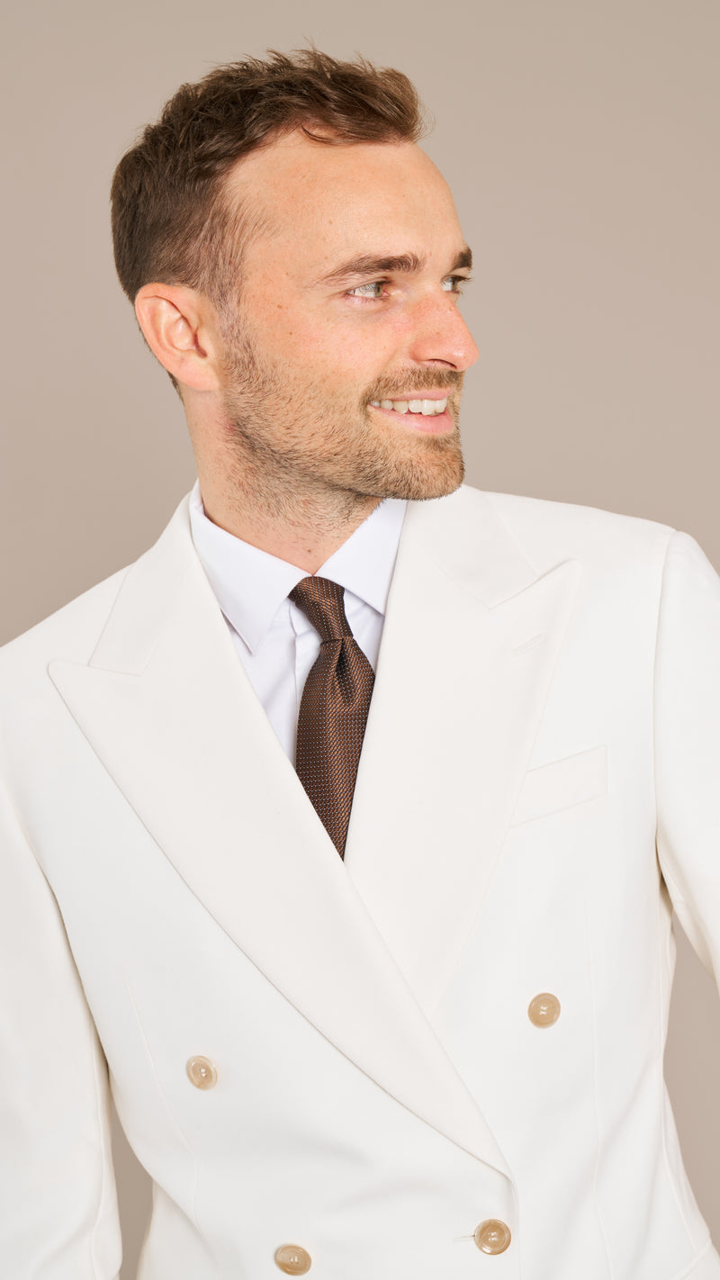 House Ivory Wool Suit