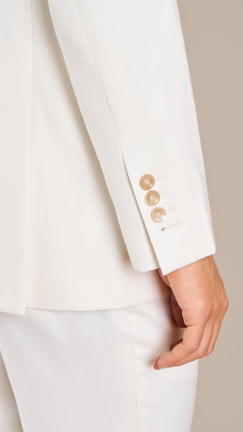 House Ivory Wool Suit