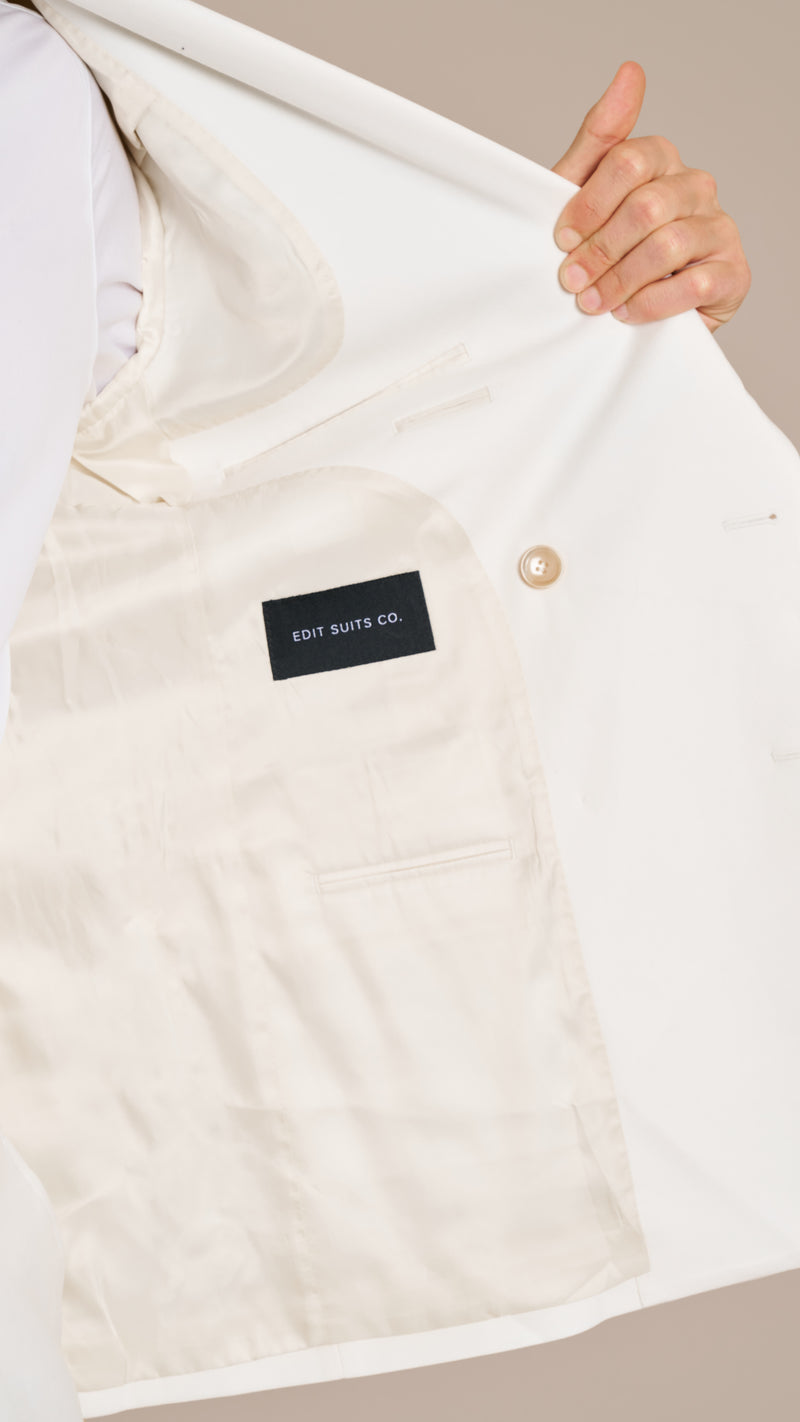 House Ivory Wool Suit