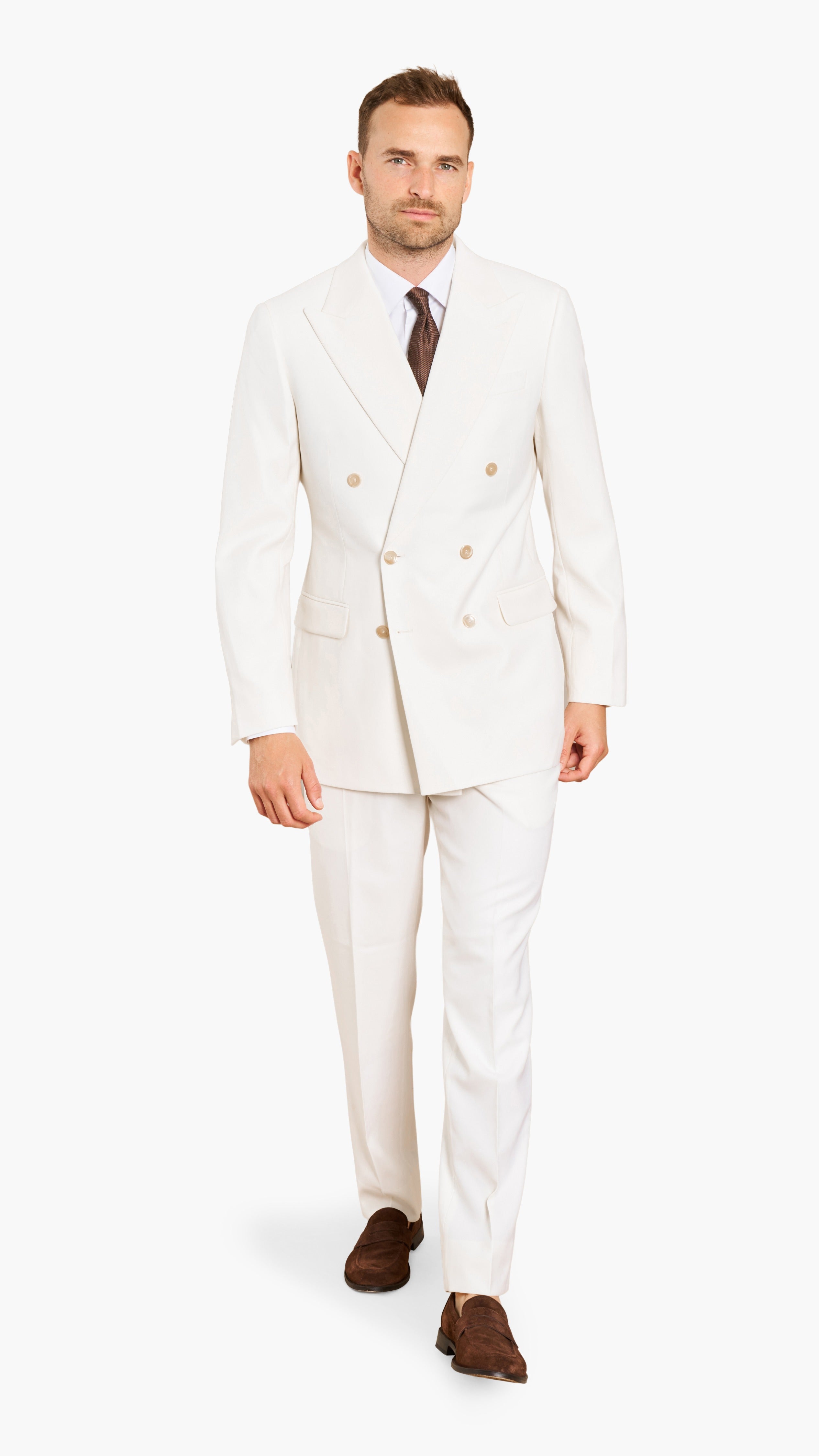 Ivory Wool Custom Suit - Edit Suits Co.