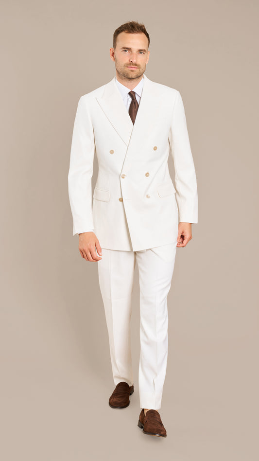 House Ivory Wool Suit