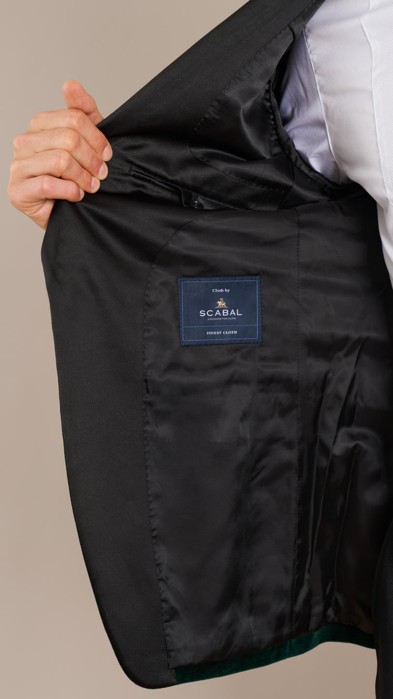 Scabal Forest Green Velvet Dinner Jacket