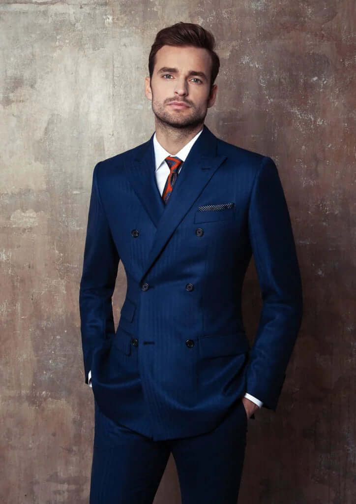 Mens double breasted suits best sale uk