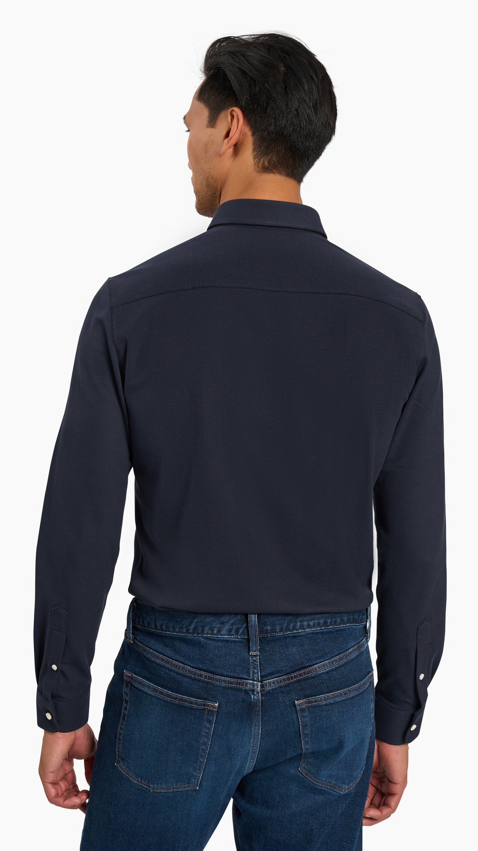 Navy Pique Custom Shirt - Shirt
