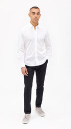 White Pique Custom Shirt - Shirt